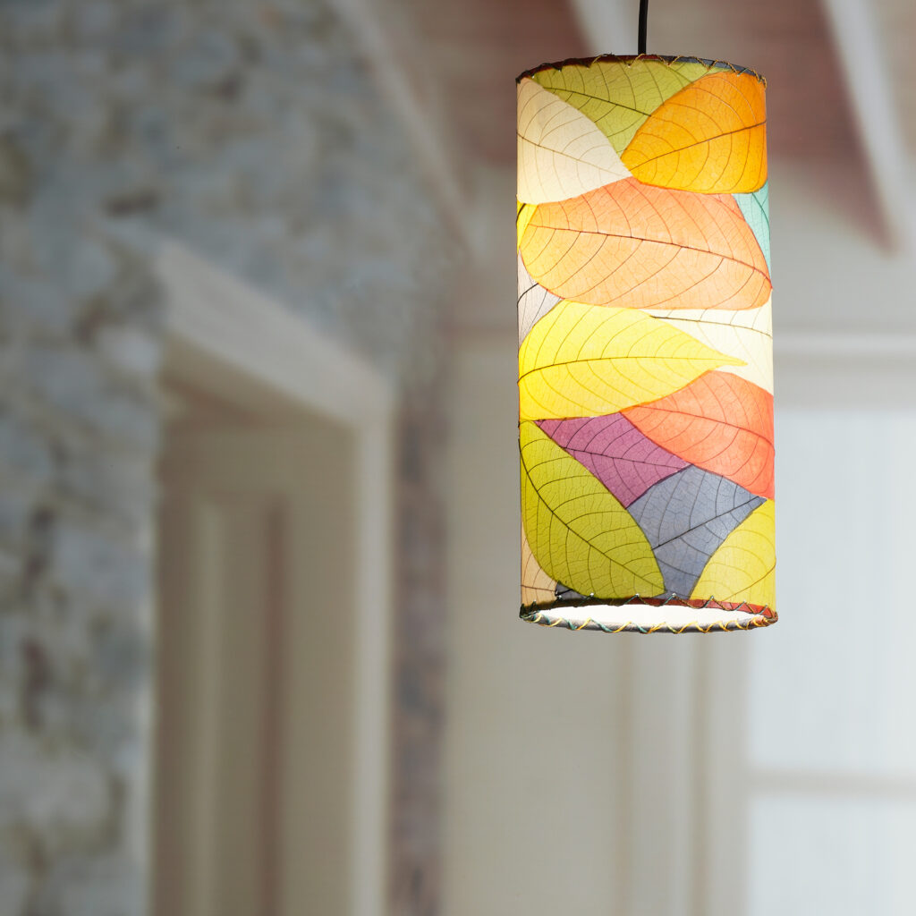 colorful fair trade Eangee pendant lamp