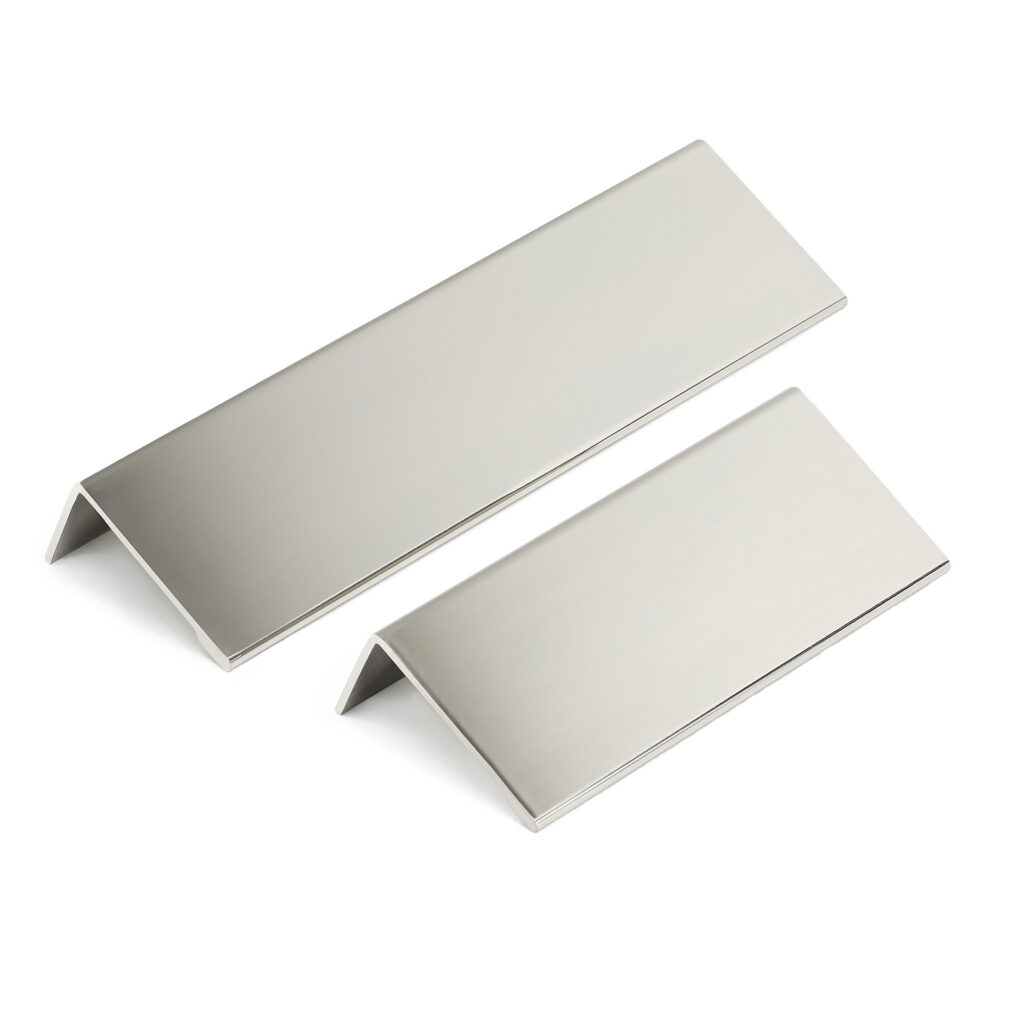 Amerock Edge pulls hardware details on white