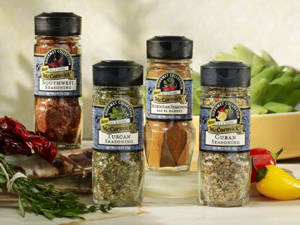 McCormick Gourmet Collection Blends with fresh herbs and veggies