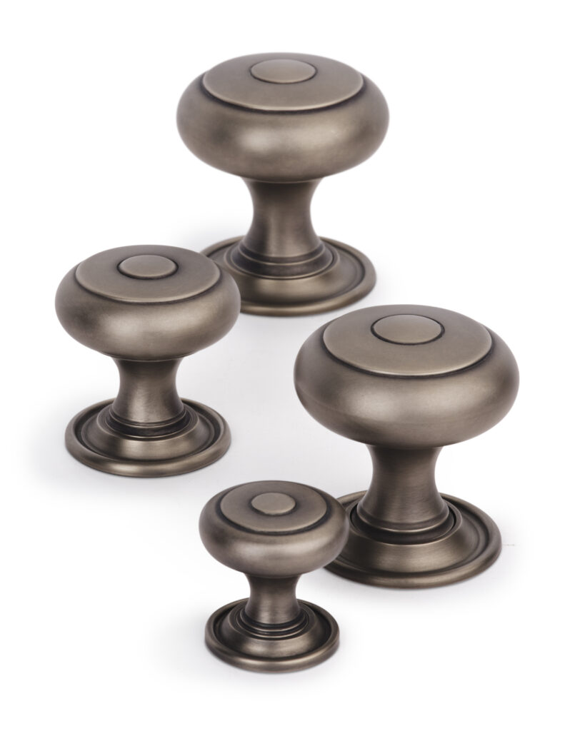 Michael Coldren, Co. knobs on white background