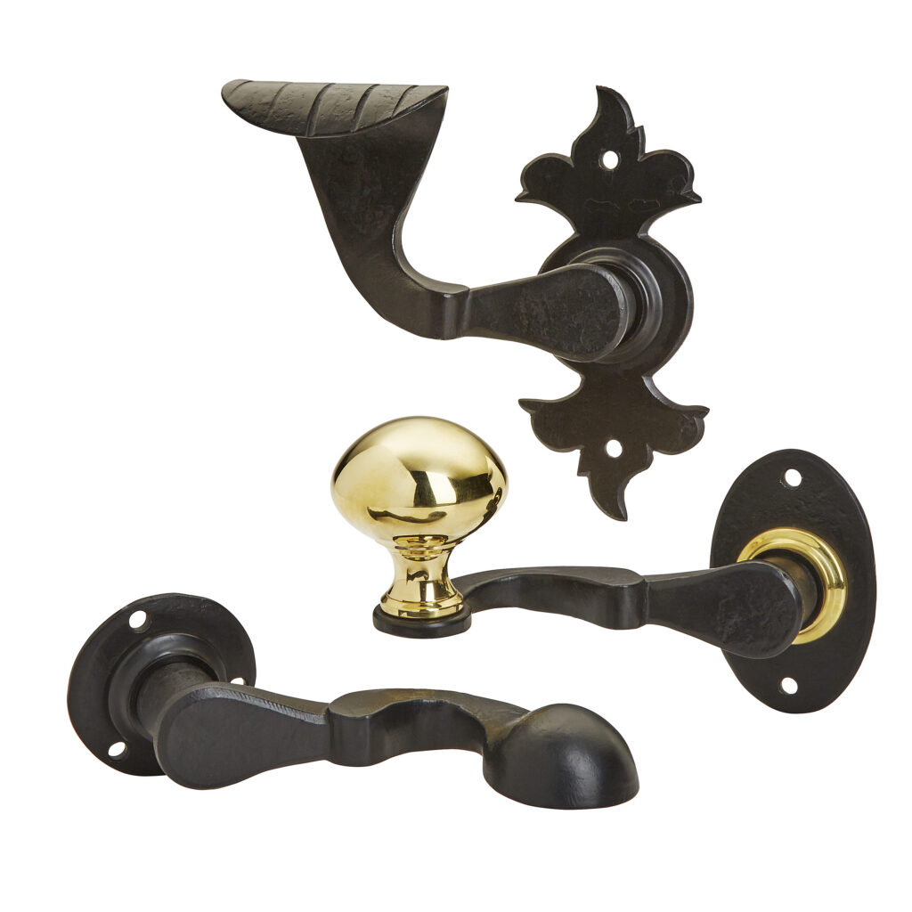 Michael Coldren, Co. door hardware on white background