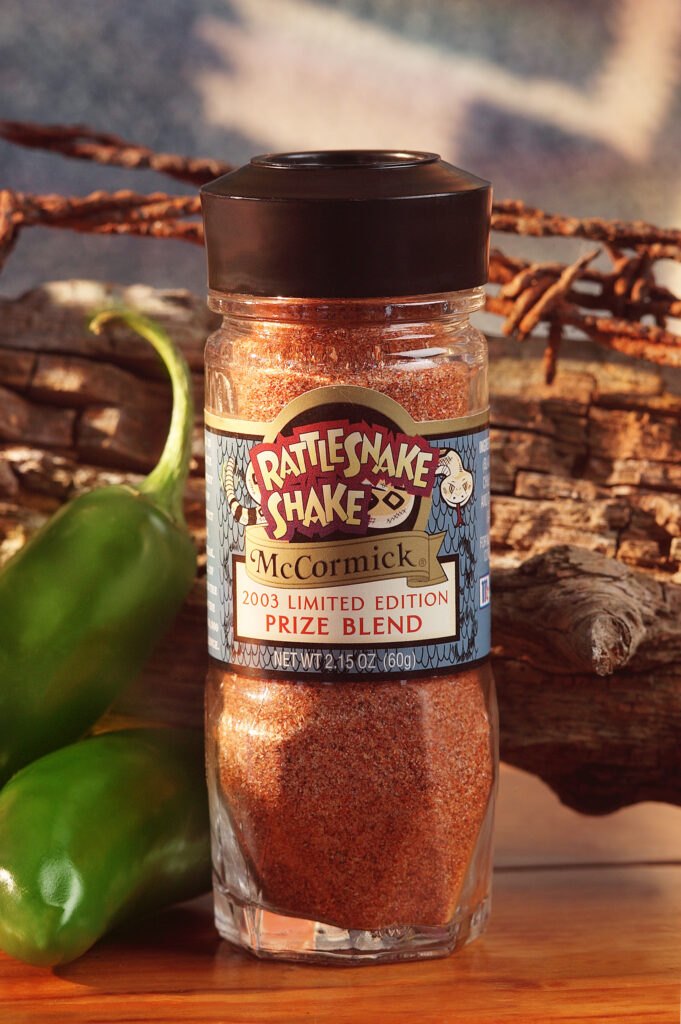 McCormick Rattlesnake Shake prize blend on rugged background